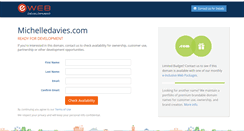 Desktop Screenshot of michelledavies.com